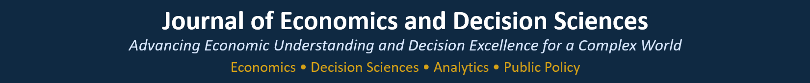 Journal of Economics and Decision Sciences (JEDS)